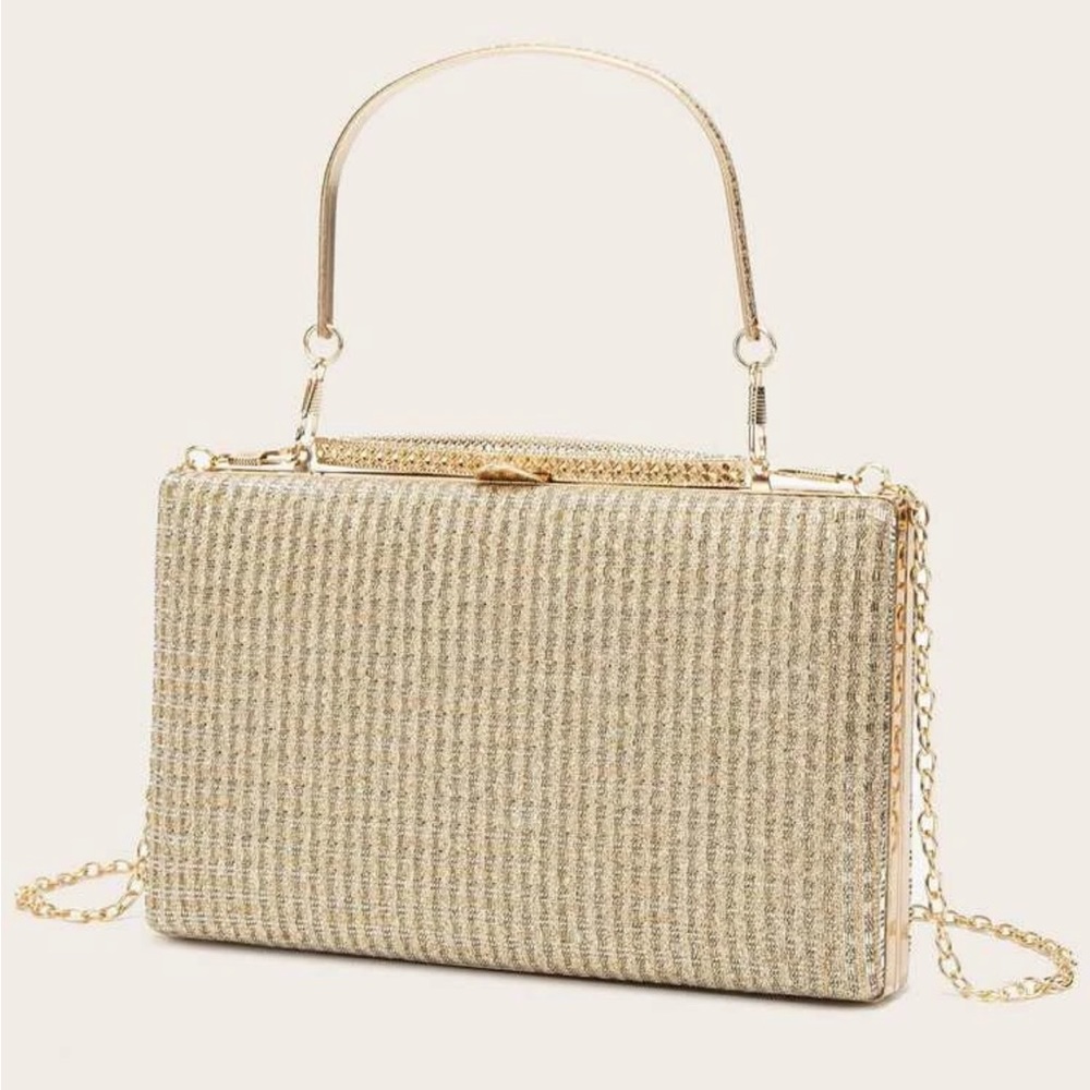 Rhinestone Chain Evening Bag